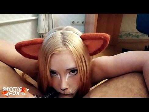 ❤️ Kitsune swallow dick agus cum ina bhéal ❤❌ Sluts linn ﹏